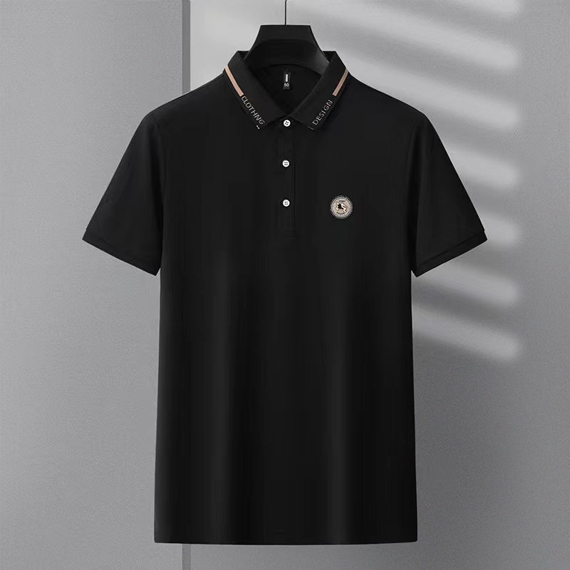 Short fashion casual polo shirt