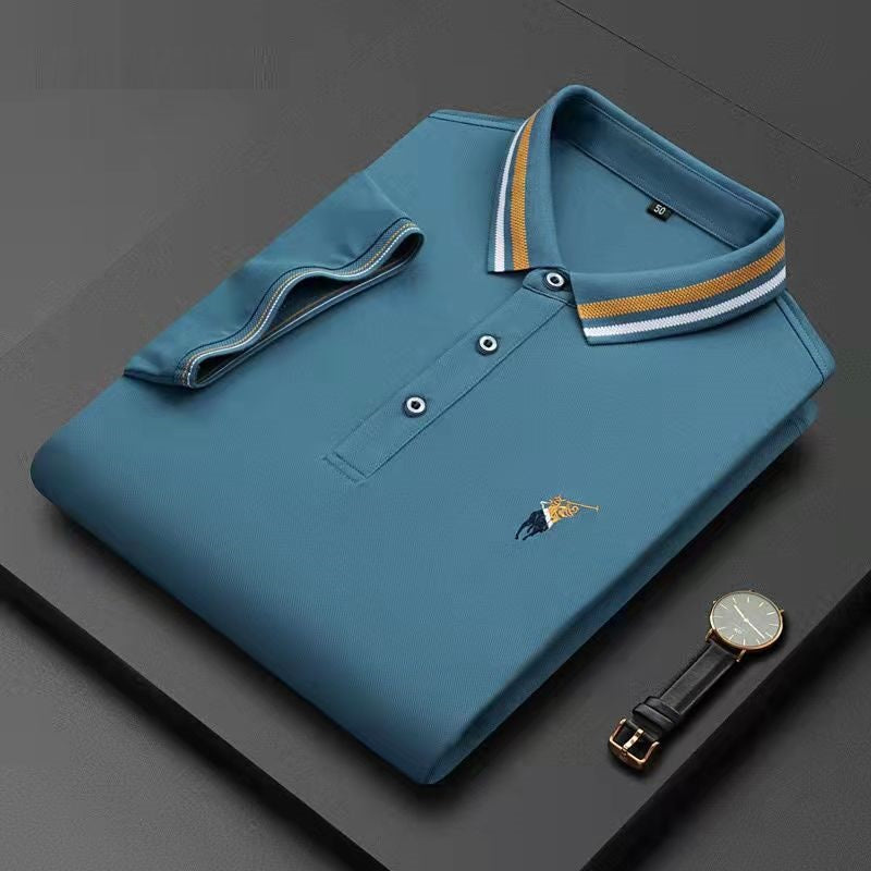 Fashion casual simple polo shirt