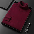 Men's Solid Color Turtleneck Sweater