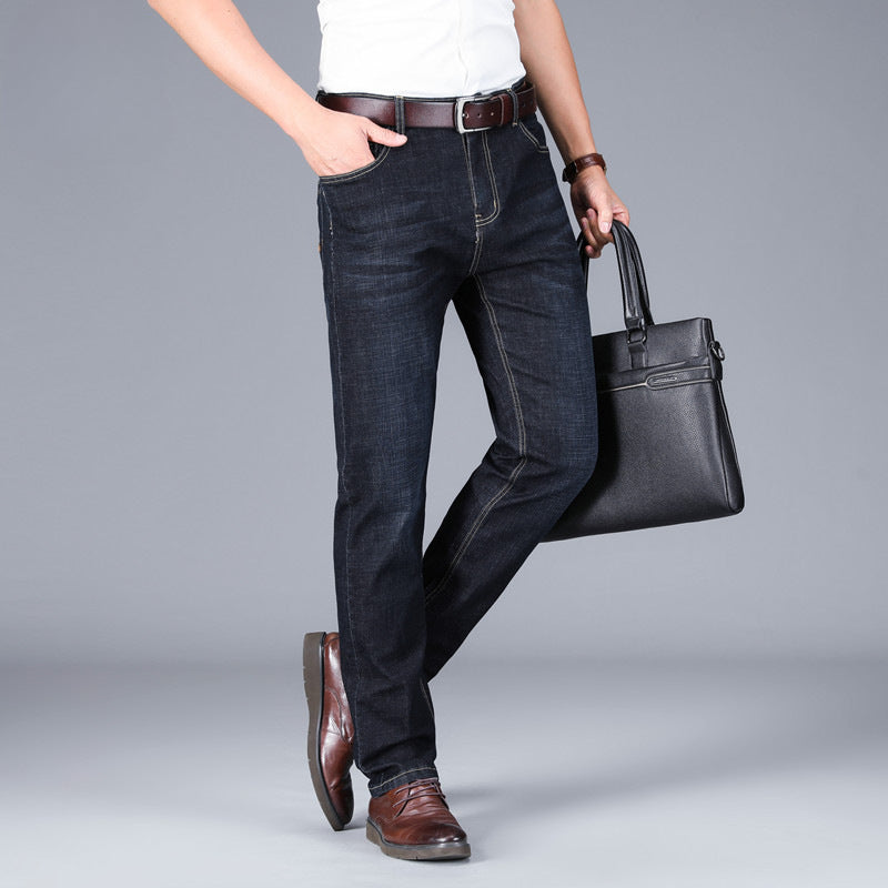 Men's Straight Stretch Business Casual Jeans