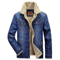 Winter Fleece-Lined Denim Jacket