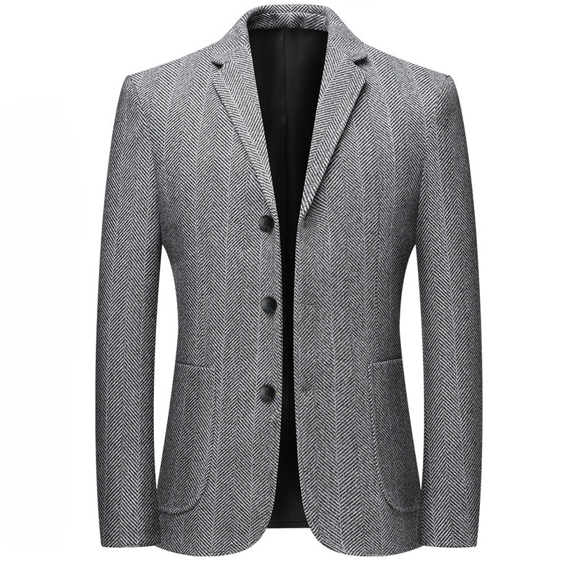 New Wool Slim Fit Business Casual Blazer