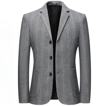 New Wool Slim Fit Business Casual Blazer