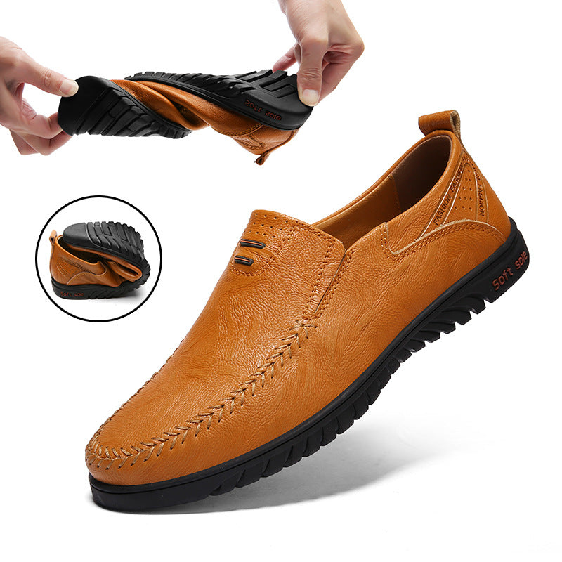 2024 New Men’s Casual Fashion Leather Shoes