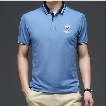 2022 Men's New Fashion Embroidered Polo Shirt