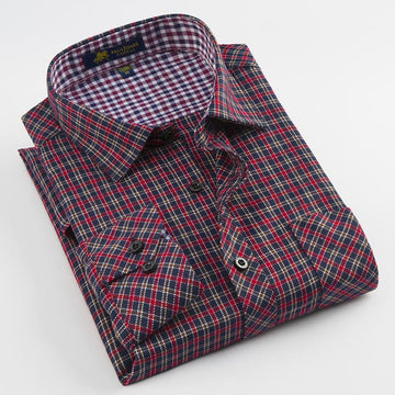 2020 Plaid Single Pocket Shirt