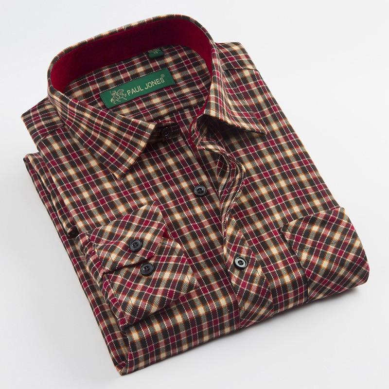 2020 Plaid Single Pocket Shirt