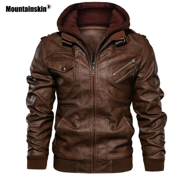 2022 New Men's Warm Leather Jacket