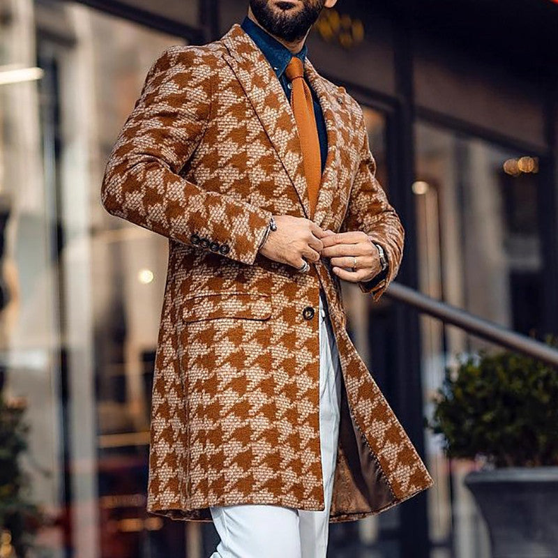 Men's Vintage Fashion Printed Coat