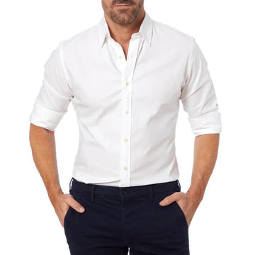 Men's Business Anti-wrinkle Zipper Shirt