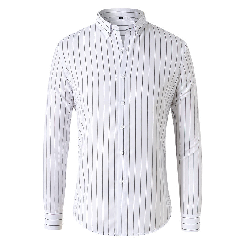 2025 New Men's Striped Shirt