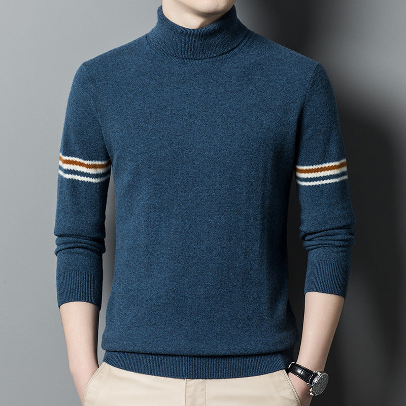 Men's Turtleneck Soft Warm Wool Sweater