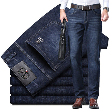 Men's Straight Loose Stretch Casual Jeans