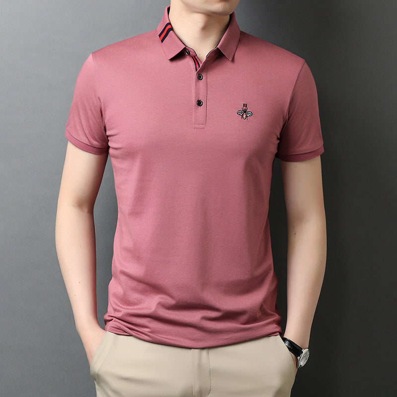 Business casual solid color POLO shirt