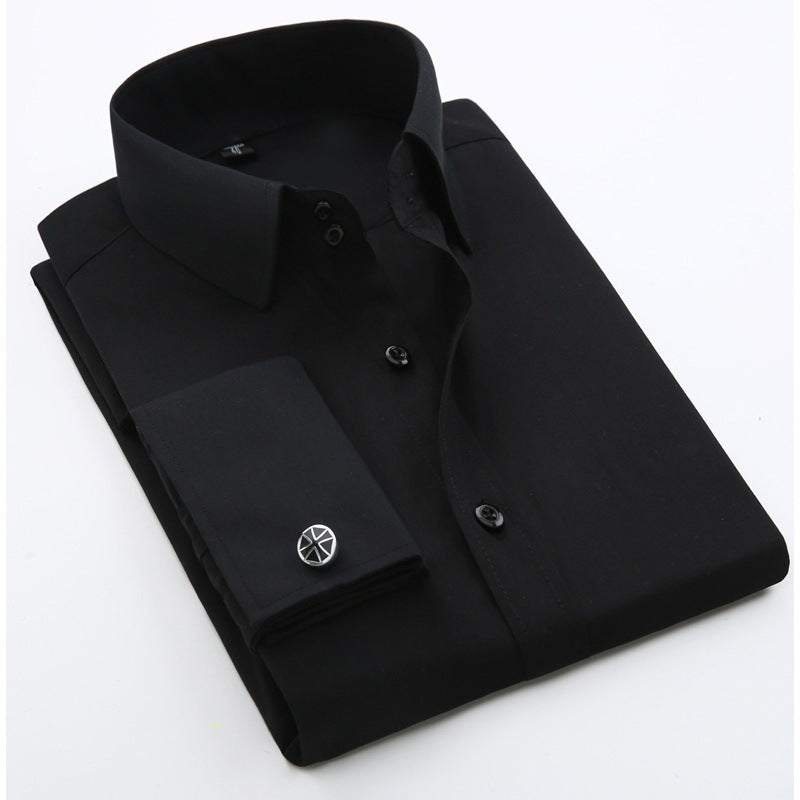 French cufflinks business shirt