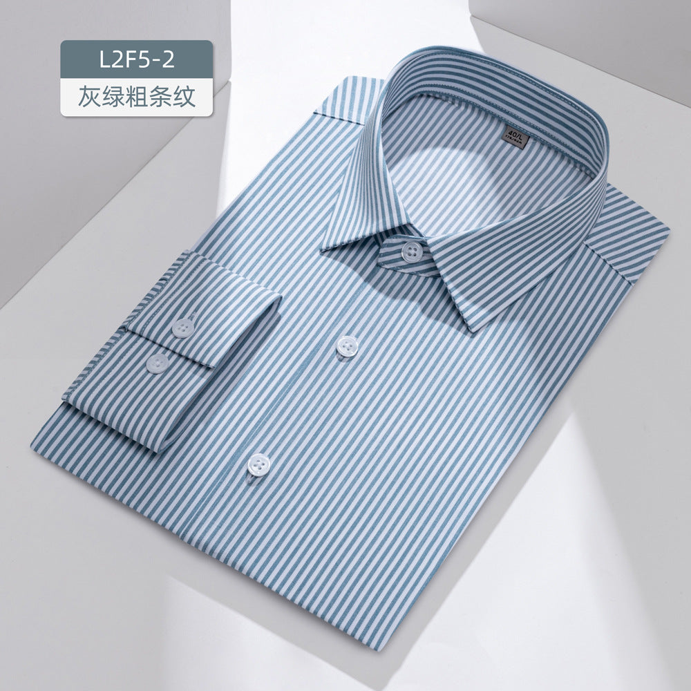 2024 New Business Casual No-Iron Striped Shirt