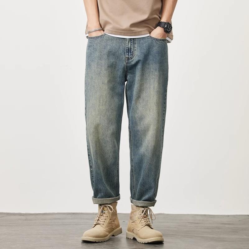 Men's Retro Loose Straight Casual Jeans