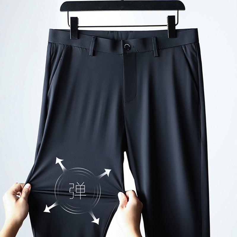 Summer Thin Ice Silk Quick-drying Breathable Casual Pants