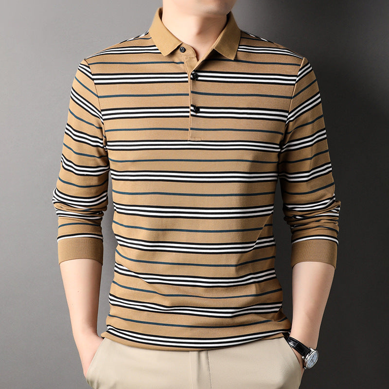 Autumn New Striped Polo