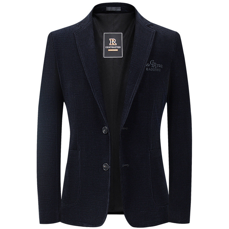 Corduroy stretch slim fit trendy casual Blazer