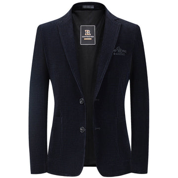 Corduroy stretch slim fit trendy casual Blazer