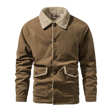 Men's Lambswool Thick Jacket