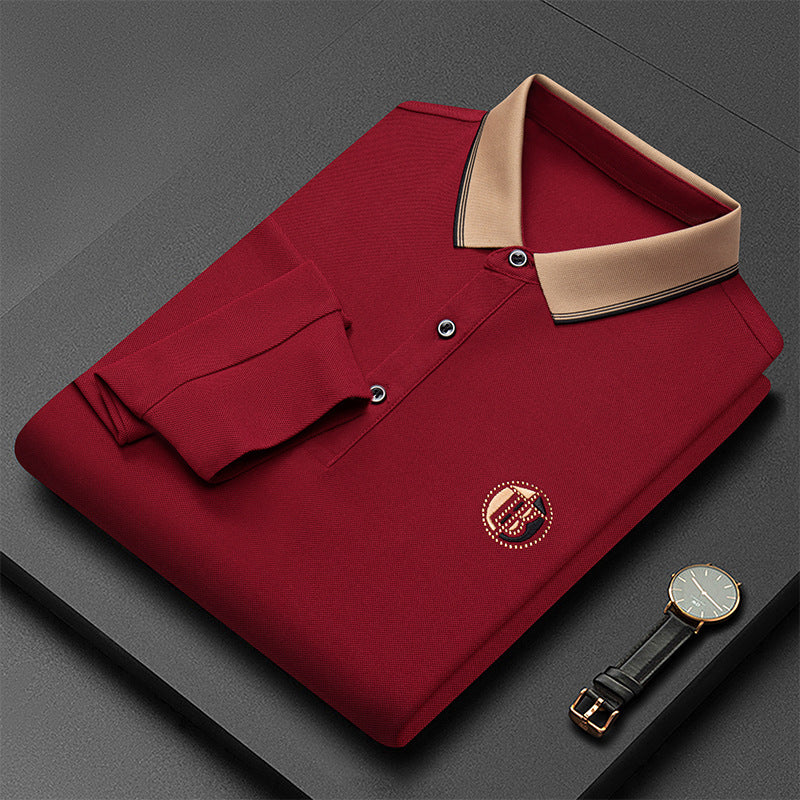 2022 New Men's Fashion Business POLO Shirts