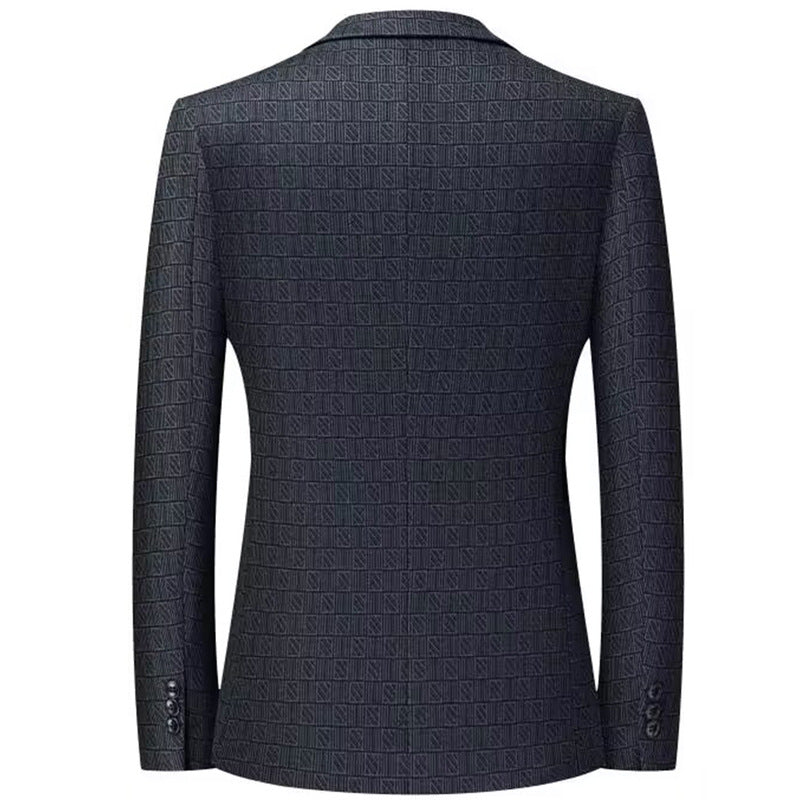 2024 New Men's Houndstooth Slim Business Casual Blazer