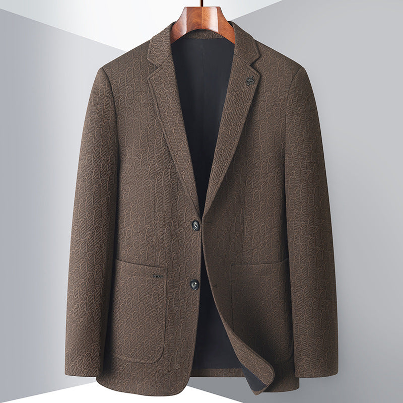 Men's Business Casual Solid Blazer