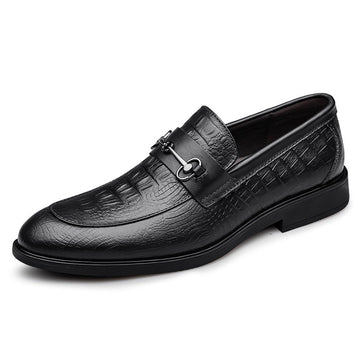 Men's Business Leather Soft Sole Breathable Leather Shoes Loafers