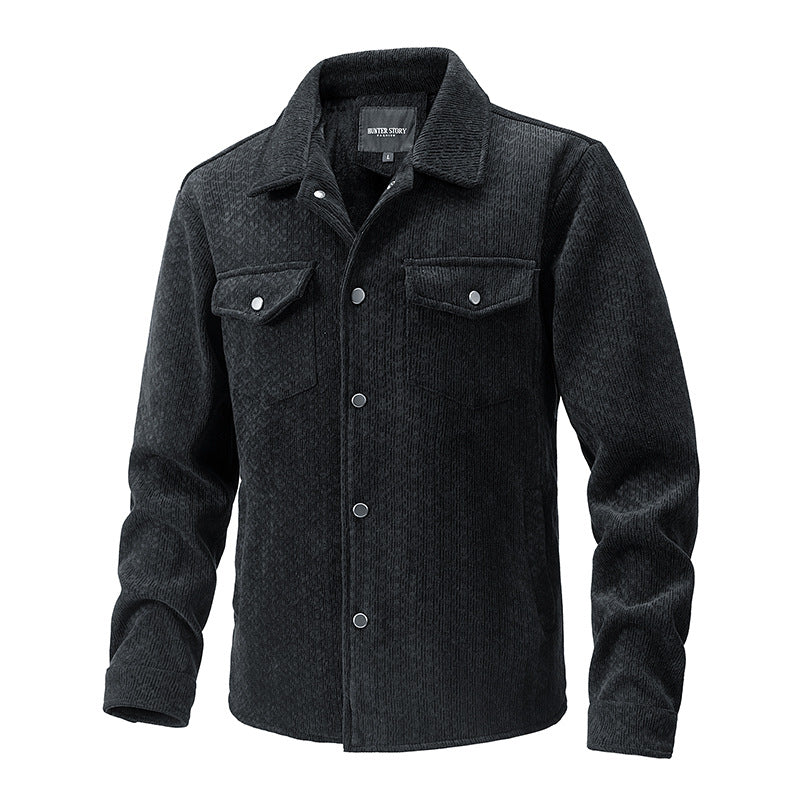 Men's Plus Velvet Business Fashion Casual Jacket