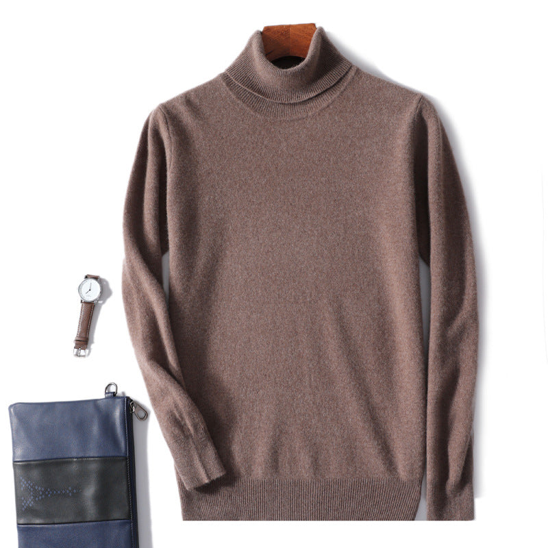 Men's Turtleneck Casual Wool Sweater