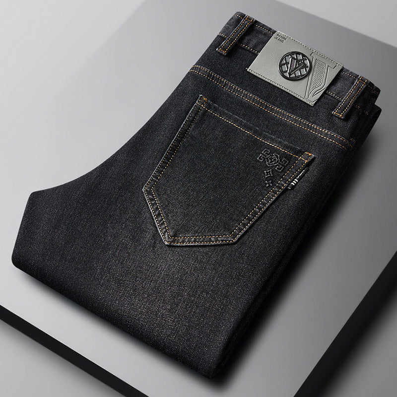 Men's High-end Business Casual Straight Jeans