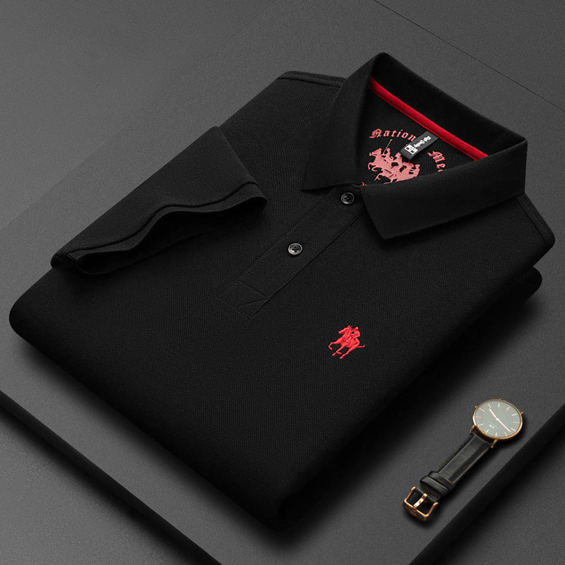 Men's Business Casual Breathable and Comfortable POLO Shirt