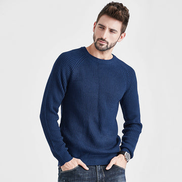 Men's New Round Neck Bottoming Sweater