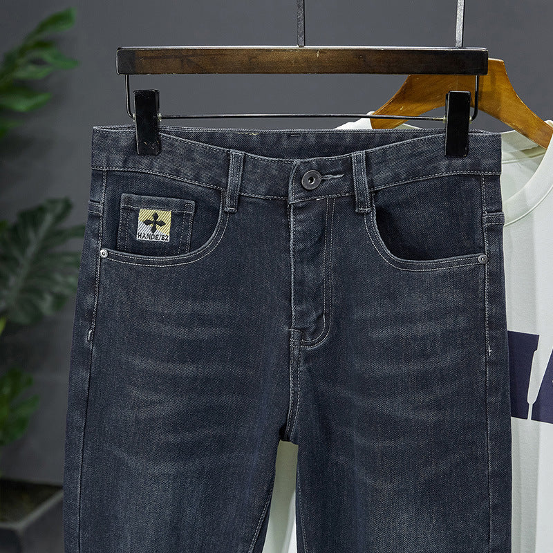 Men's Slim Straight All-match Loose Jeans