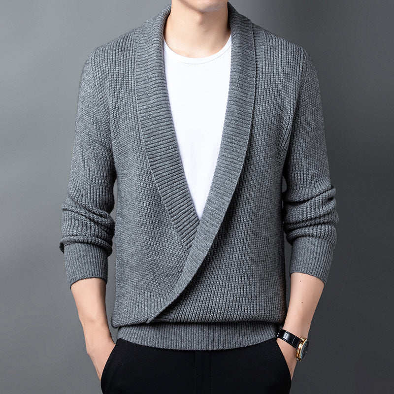 Men's 2023 Lapel Knitted Cardigan