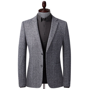 Wool slim fit casual Blazer