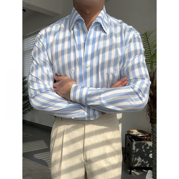 Men's Casual Striped Shirt