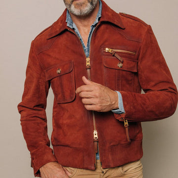 Men's Vintage Western Denim Jacket