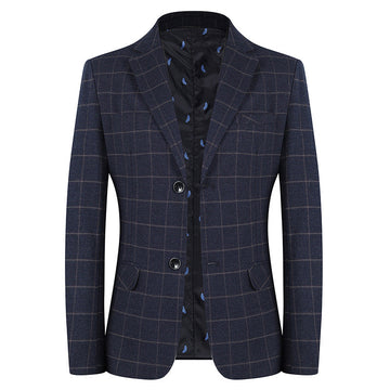 2024 New All-match Plaid Breathable and Comfortable Temperament Business Casual Blazer