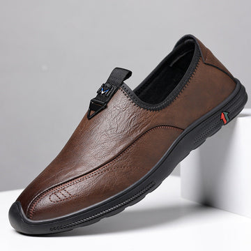 New trendy casual soft sole versatile leather shoes