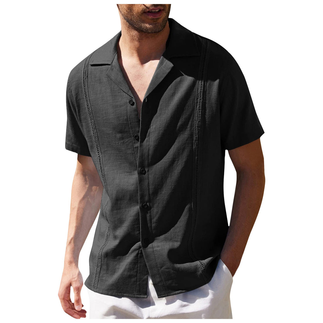 Men's Loose Casual Linen Shirt