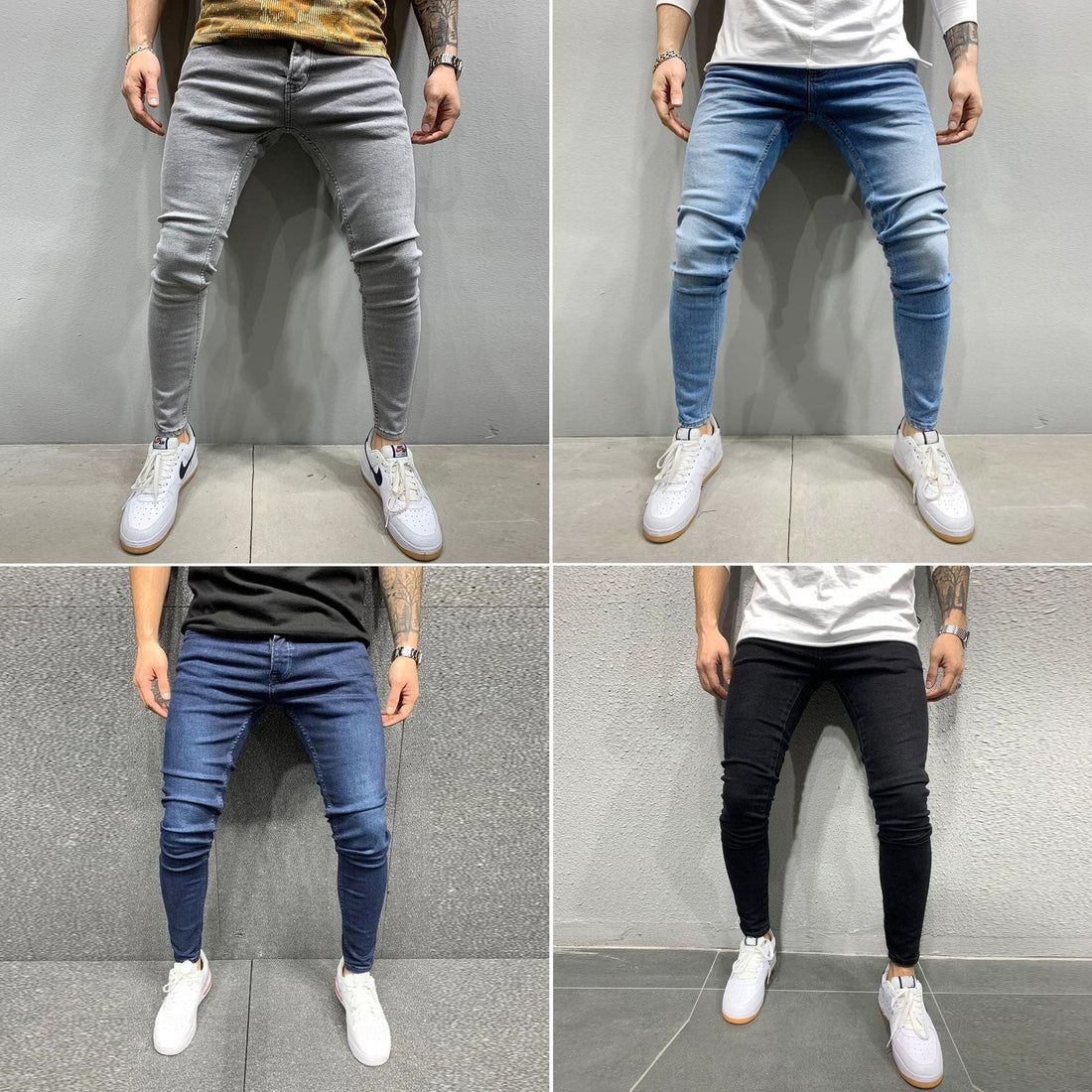 Men's High Quality Stretch Skinny Jeans