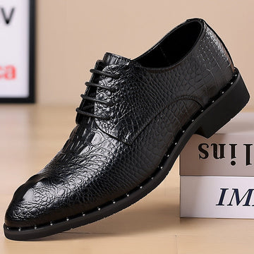 2023 New Men's Business Soft Sole Casual Wear-Resistant Breathable Anti-Slip Leather Shoes