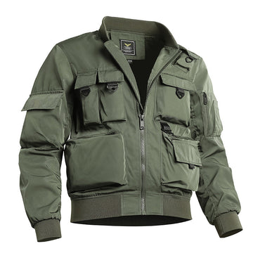 Men's Multi-pocket Loose Large Size Outdoor Tactical Jacket