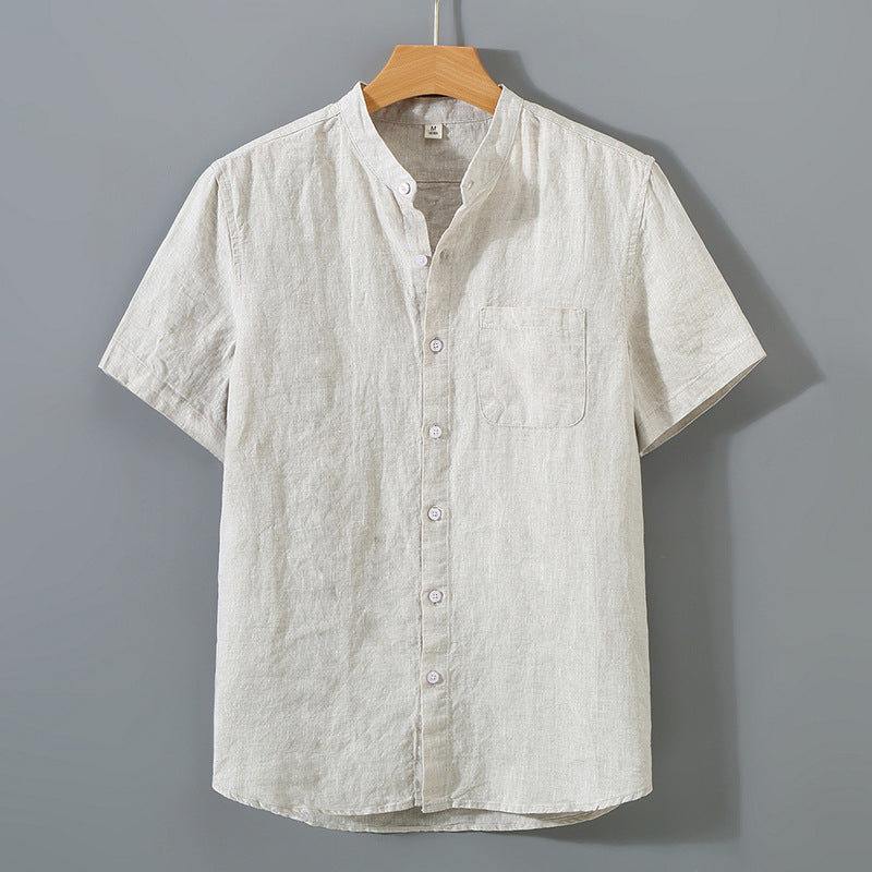 Men's Cotton and Linen Casual Shirts