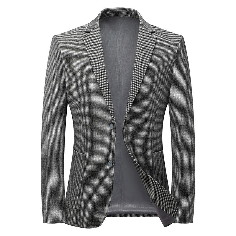 Men's Slim Fit Business High-end Houndstooth Blazer