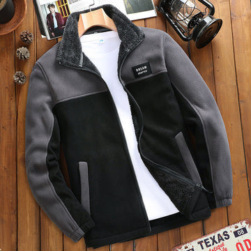 Men's Fleece Thickened Outdoor Casual Jacket