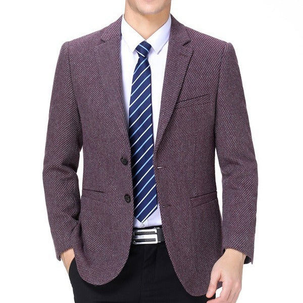 2024 New Men's High-end Casual Two-button Blazer